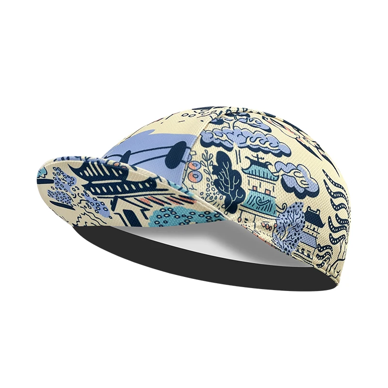 Topi Sepeda Poliester Topi Sepeda Cepat Bersirkulasi Keringat Классическая велосипедная кепка из тополя