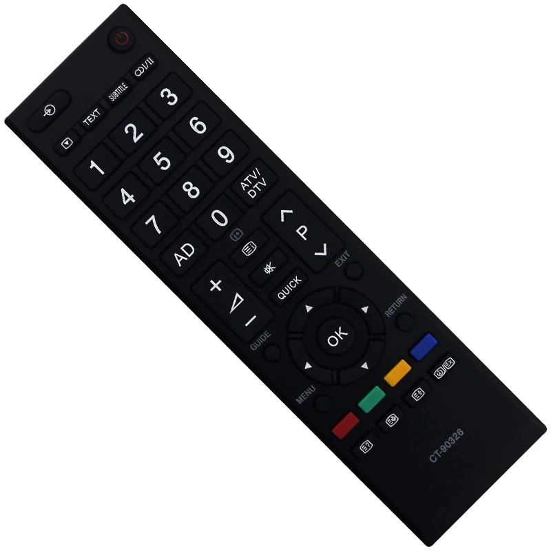 Совместим с телевизором Toshiba CT-90380 90386 90325 19AV616DB 22AV616DB 26AV615DB Пульт дистанционного управления CT-90326 Замена запасных частей (art.: 3920d03834506) - 3920d03834506