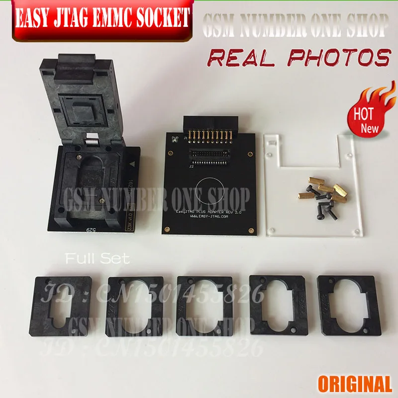 Фото Easy Jtag Plus Box, адаптер Ufs Bga 254, EMMC 6 в 1, 221, 162, 153, 529, 169/186, новый, 2025 г. №2