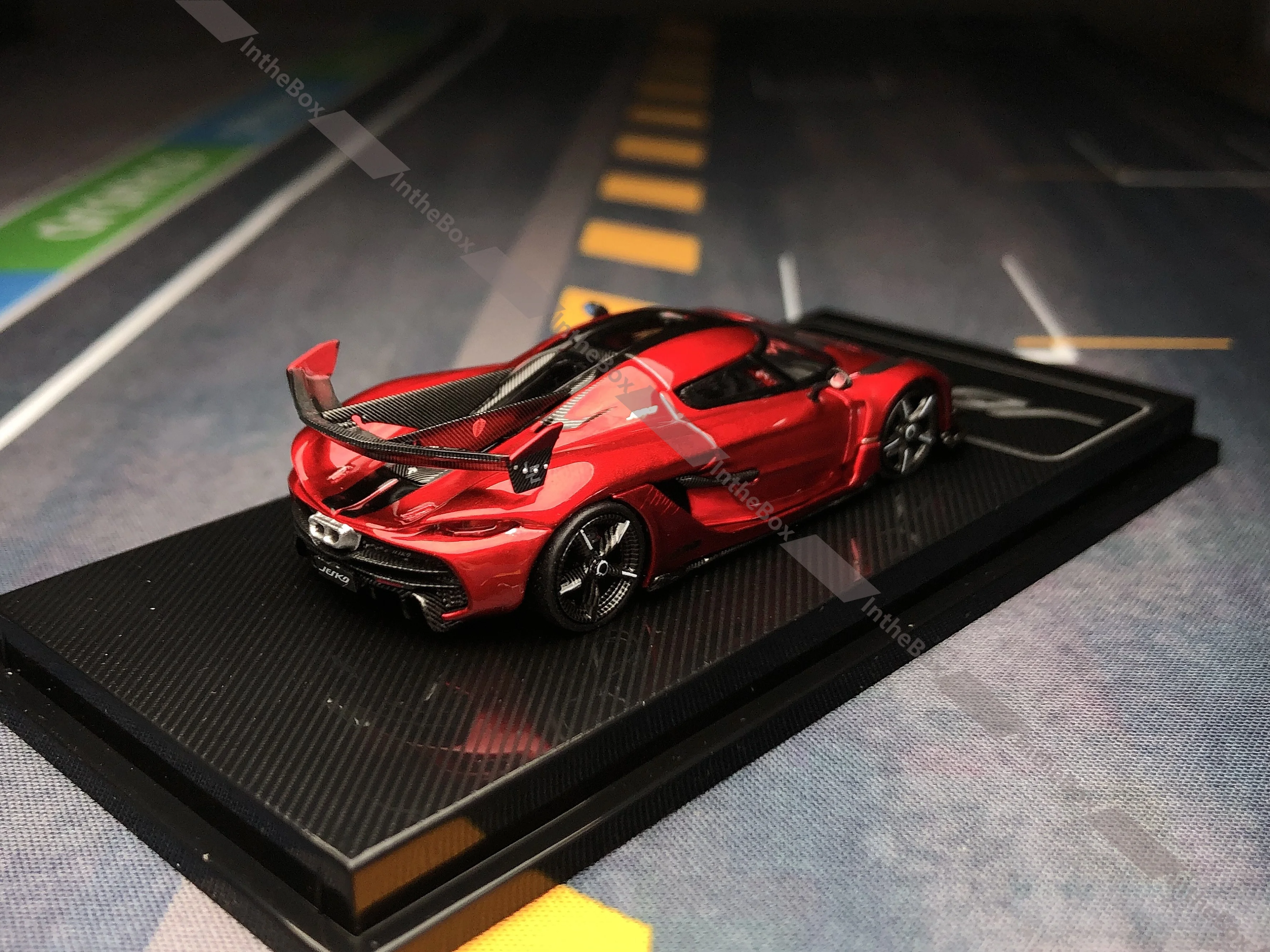 Фото CM 1/64 Jesko Red Super Модель автомобиля Коллекция автомобилей Ограниченная серия игрушек для хобби №2