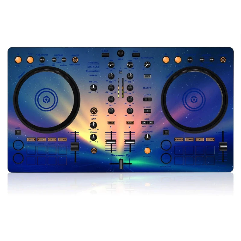 Пленка Pioneer DDJ-FLX4, универсальная наклейка Pioneer FLX4, контроллер DDJ FLX4, цветная наклейка