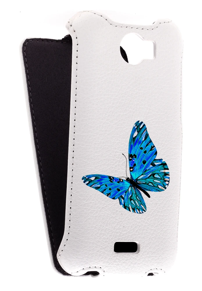 Кожаный чехол для Explay A500 Armor Case (Белый) (Дизайн 1111) (art.: 3920b9901adce) - 3920b9901adce