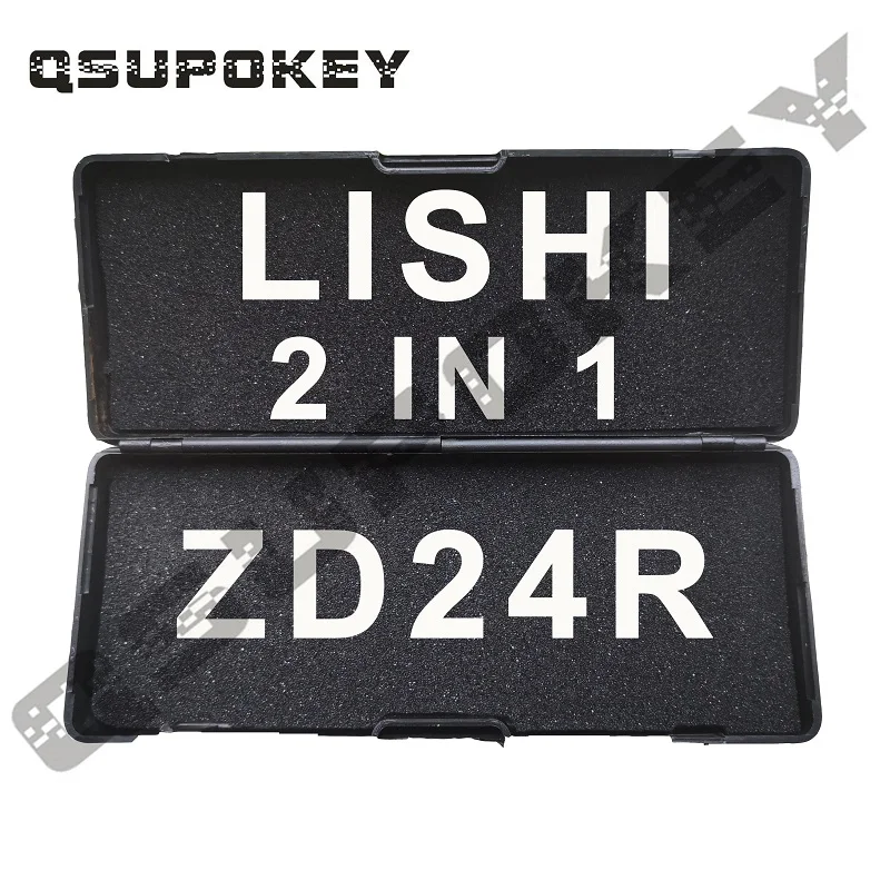 QSUPOKEY 1 шт. оригинальный Lishi для мотоциклов Triumph/Zadi/Yamaha ZD24R 2-в-1 Pick/Decoder