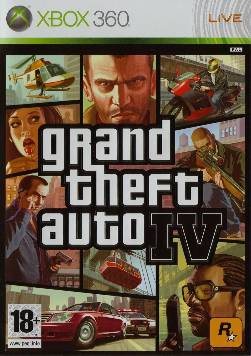 Grand Theft Auto IV GTA (Xbox 360) б/у