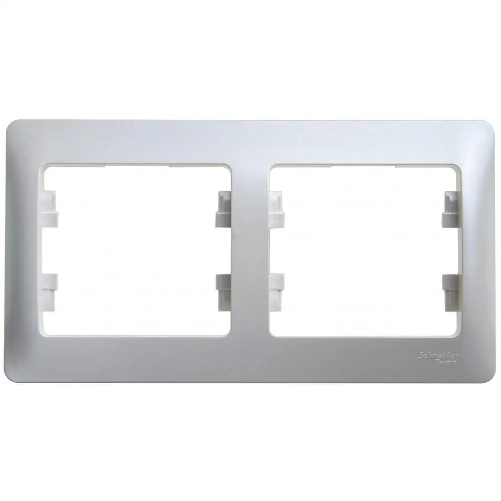 Schneider Electric Glossa Перламутр Рамка 2-ая, горизонтальная (art.: 3920bc890db1d) - 3920bc890db1d